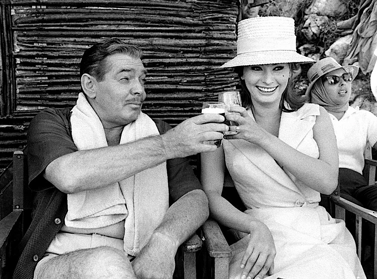 Sophia Loren und Clark Gable