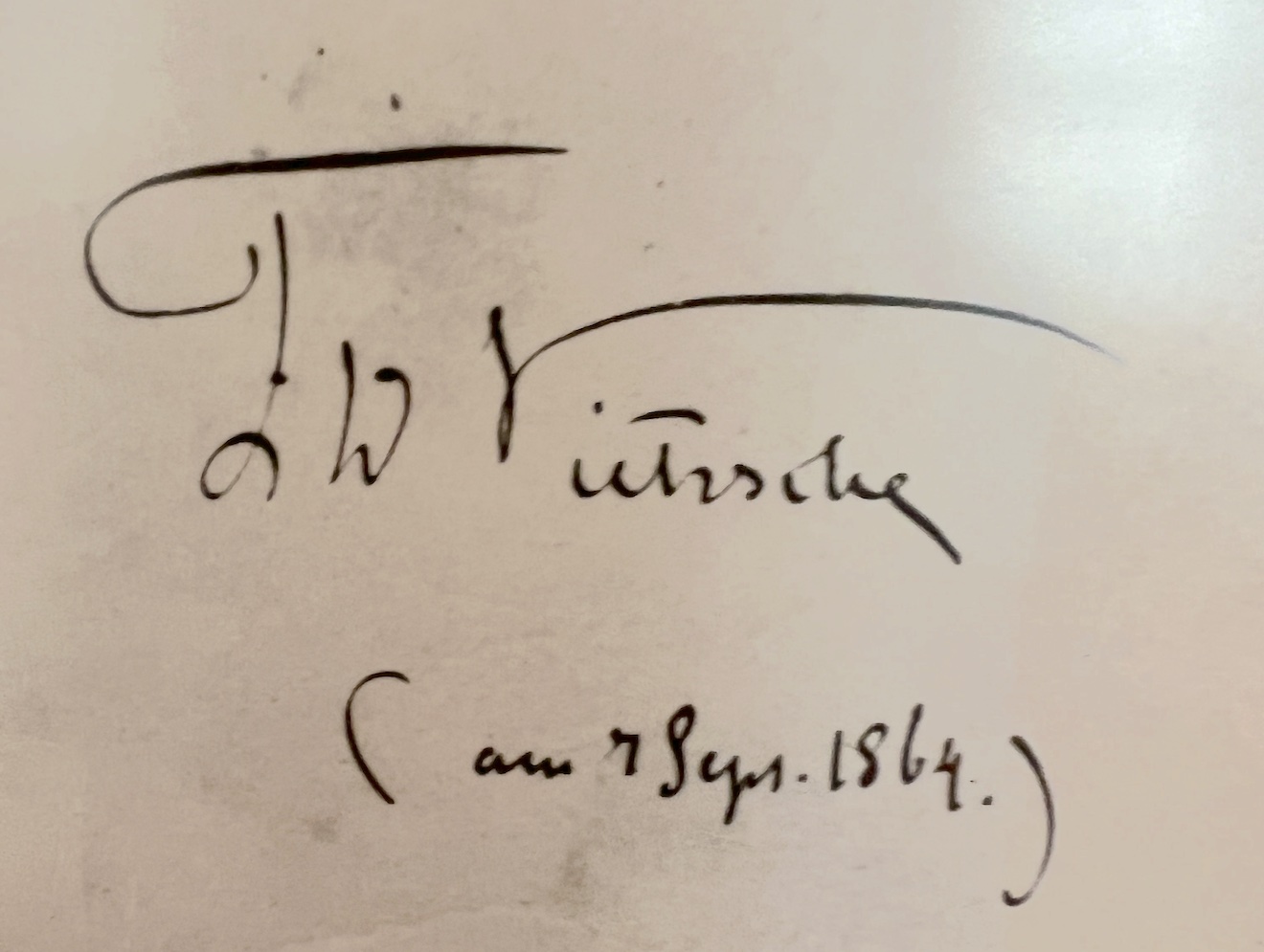 Friedrich Nietzsche 1864